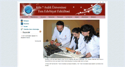 Desktop Screenshot of fef.kilis.edu.tr