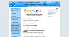 Desktop Screenshot of erasmus.kilis.edu.tr