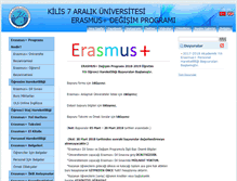 Tablet Screenshot of erasmus.kilis.edu.tr