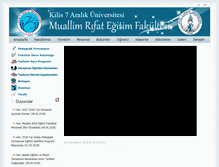 Tablet Screenshot of egitim.kilis.edu.tr