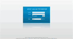 Desktop Screenshot of posta.kilis.edu.tr