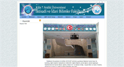 Desktop Screenshot of iibf.kilis.edu.tr